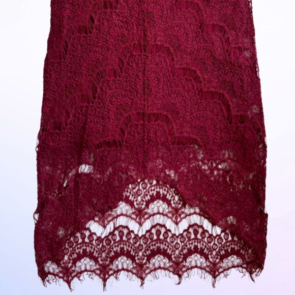 Free People Intimately Daydream Lace dress in Burgundy - Picture 4 of 4